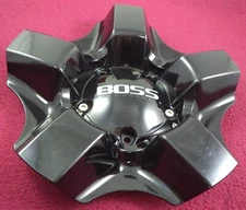 Boss Motorsports Wheels Gloss Black Custom Wheel Center Cap # 3240 (1)