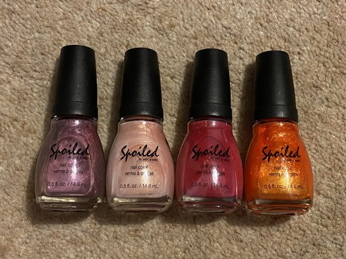 Esmalte de uñas húmedo n salvaje brillo X25 totalmente nuevo barniz rosa Reino Unido tonos púrpura regalo - Imagen 2 de 2