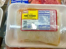 Salted Pork Fatback, Country Food , Soul Food, READ DESCRIPTION