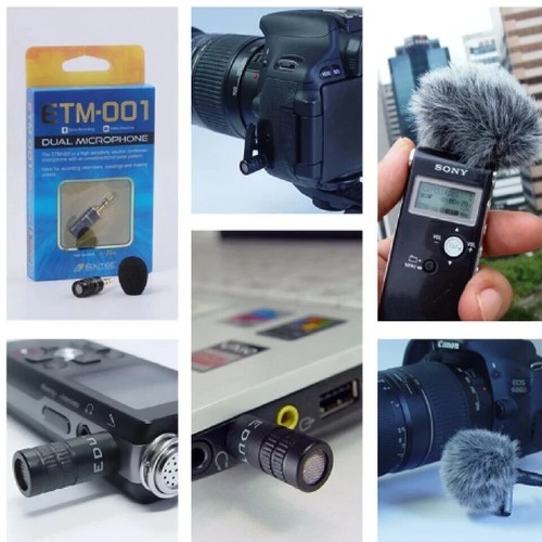 EDUTIGE ETM-001 3.5mm 3-Pole Microphone for GoPro, DSLR, PC, Audio Recorder - Picture 3 of 4