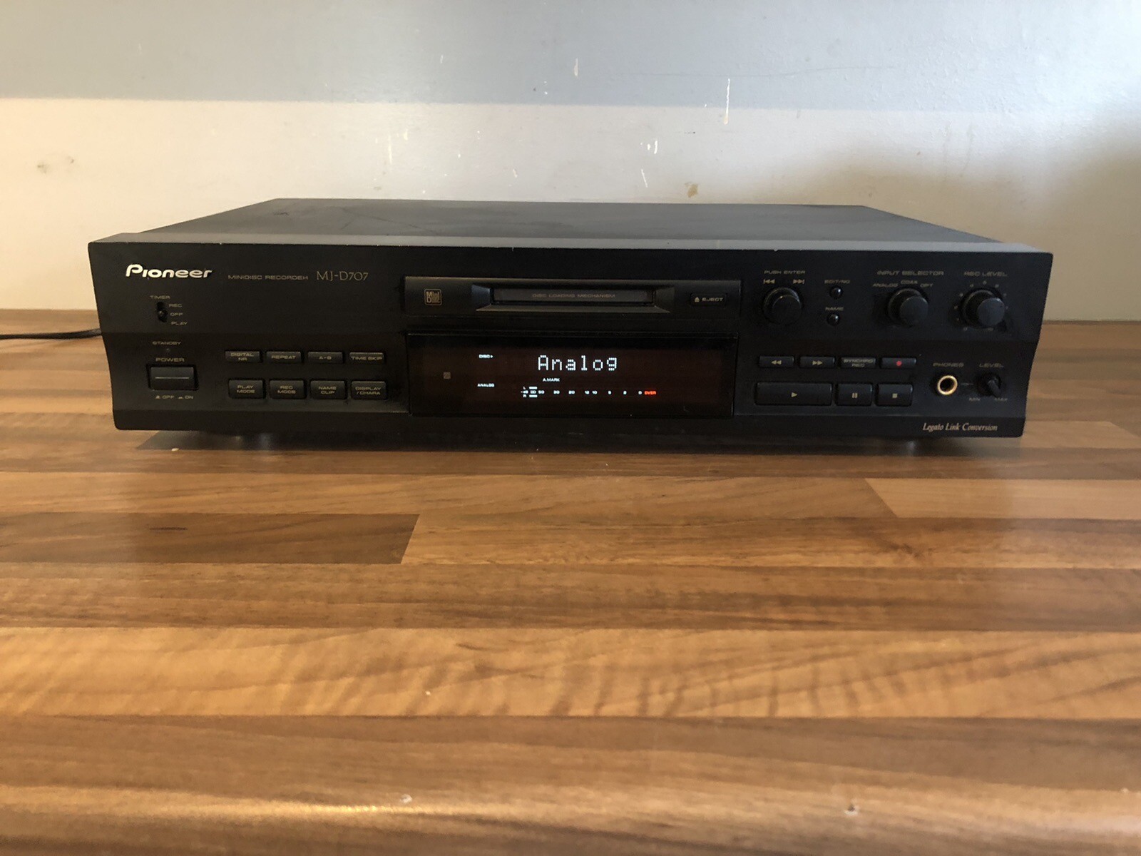 Pioneer MJD707 MiniDisc Deck HiFi Separate MD Player Recorder Made in