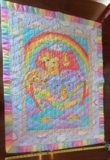 Infant Crib Blanket Comforter Unisex Pastel Noah's Ark Margaret Stevens Design