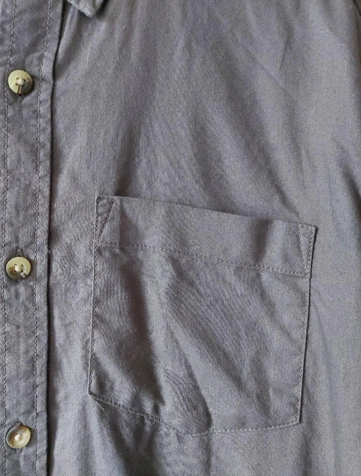 Blue INC Shirt Mens Blue Checked Long Sleeved Slim Fit Shirt Size Small  - Image 4 of 4