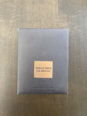 Armani Prive Cuir Amethyste 3.4oz 100ml Eau de Parfum | eBay