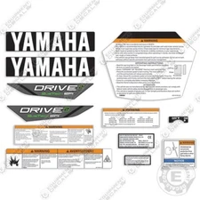 Fits Yamaha DR2A19 Drive 2 Golf Cart Decal Kit - 7 YEAR OUTDOOR 3M VINYL!