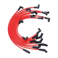 10Pcs Racing Spark Plug Wires 10.5mm M12259C301 For Ford 5.0L 5.8L SB SBF 302
