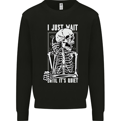 Lehrer Ill Just Wait Unterricht Mathe Englisch Kinder Sweatshirt Pullover