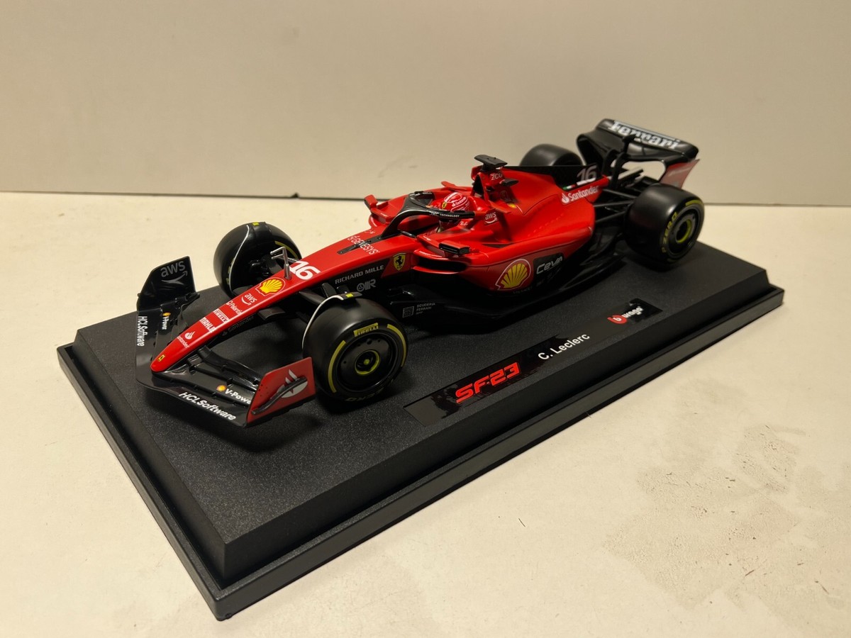 ミニカー 18/1 Burago SF-23 Charles Leclerc 1:18 2023 Charles LeClerc -- #16 Scuderia Ferrari SF-23
