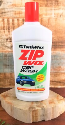 Vintage Turtle Wax Zip Wax Car Wash & Wax Non Streak Formula 16 oz T-75 USA 2001