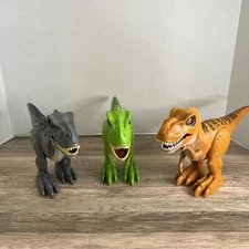Robo Alive Dinosaur Walking Roaring T Rex Toy Dinosaur Bundle Lot of 3 Tested