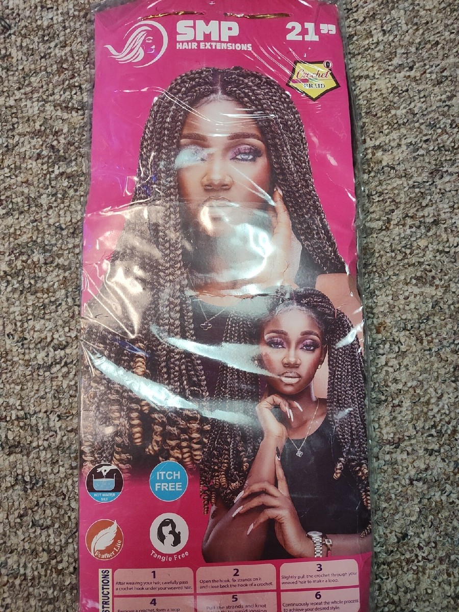 21 Inch Synthetic Braiding Hair Crochet Braids Hair Box Braids 60