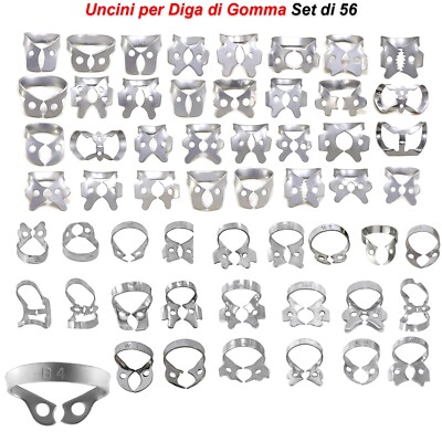 Endodontici Morsetti Per Diga Di Gomma Dentale Ganci Brinker - Foto 3