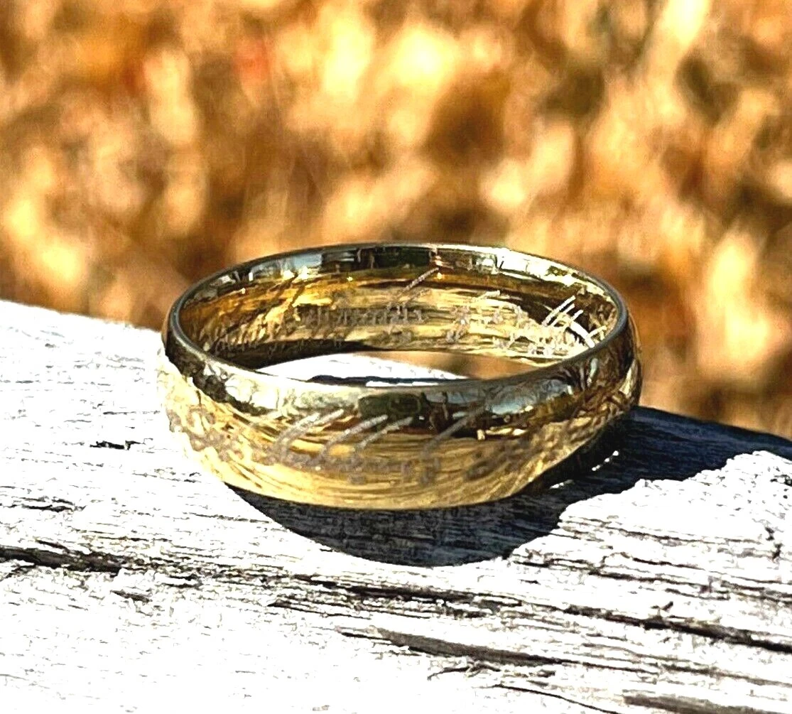 Lord of the rings on sale mens wedding band