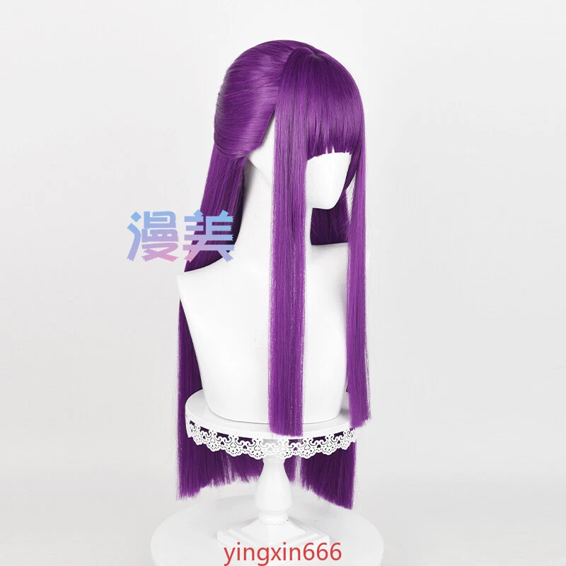 Peluca de pelo largo cosplay helecho anime Sousou No Frieren Harajuku Foto 3 de 4