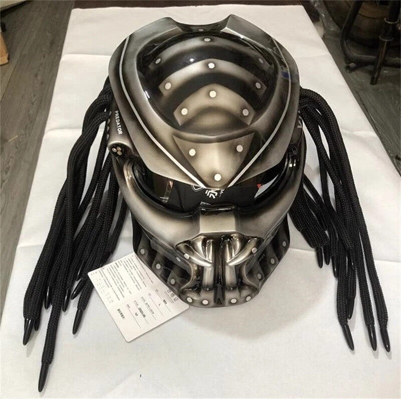 Alien Predator Fangs Wasp Motorcycle Full Face Laser Light Customized Helmet Toy - Bild 2 von 4