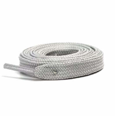 Gray Flat Replacement Shoe Laces Strings Work Casual Boot Sneakers Hiking #5001