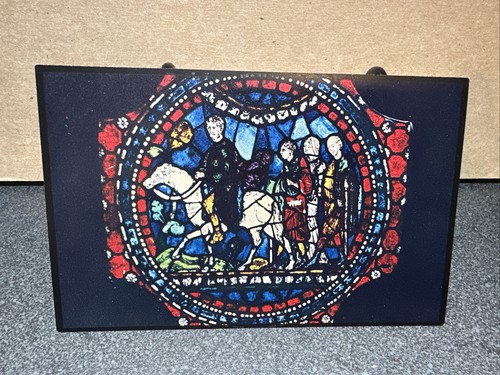 CANTERBURY CATHEDRAL Early 13th c. Glass in the Trinity Chapel postcard