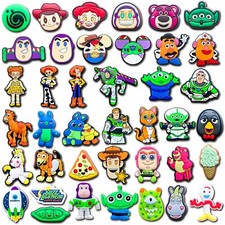40Pcs Shoe Decoration Charms for Clogs Sandals, Cartoon Shoe Accessories Char...