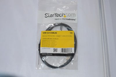 StarTech.com (1 m) Mobile Charge Sync USB auf Slim Micro USB Kabel für Smartphones