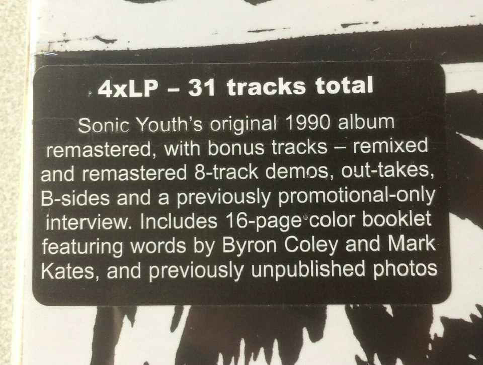 SONIC YOUTH Goo 4 LP Deluxe Vinyl Box NEW SEALED Rare B-Sides Unreleased Demos - Image 3 of 4