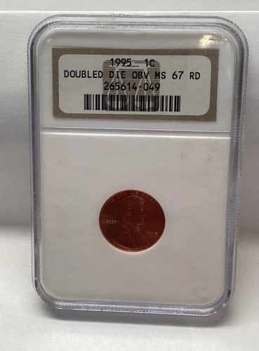 1995 Lincoln Memorial Cent Doubled Die OBV NGC MS-67 RD