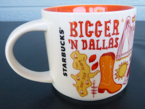 vintage Starbucks Dallas Texas Coffee mug cup 3 1/2" Been There Series 1918 - Picture 1 of 5