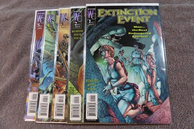 2003 WILDSTORM Comics EXTINCTION EVENT #1-5 Complete /Dinosaurs vs. Humans NM/MT