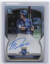 2023 Bowman Chrome #CPA-HD Hayden Dunhurst Refractor Auto #/499
