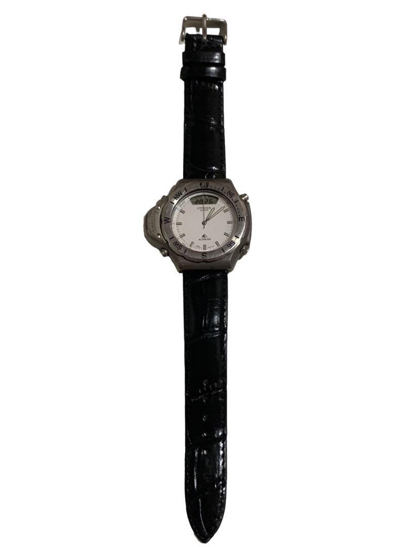 Citizen Altimeter C040-088450 Titanium Quartz Mens Watch