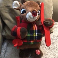 Dancing Singing Rudolph The Red Nosed Reindeer 12  Plush Reindeer Christmas