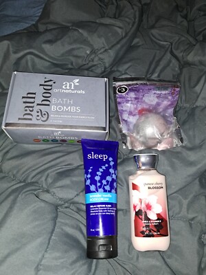 Bath And Bodyworks Gift Bundle Bath Bombs Lotions Shower Gel