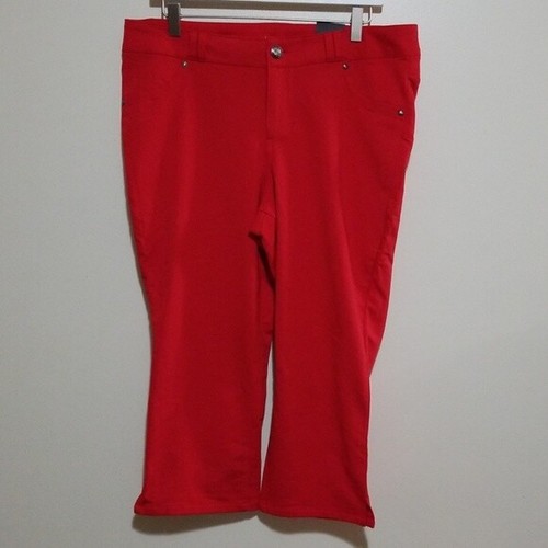 Lane Bryant Red Totally Cropped Plus 