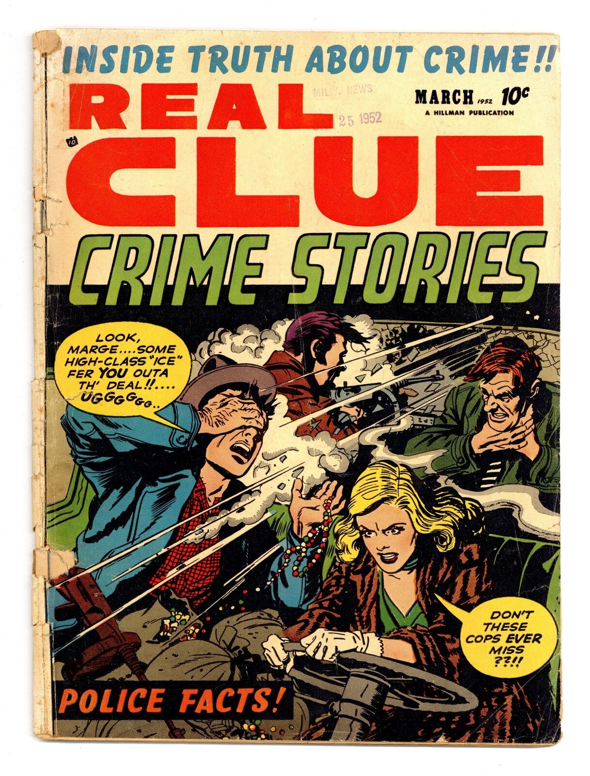 Real Clue Crime Stories Vol. 7 #1 GD- 1.8 1952