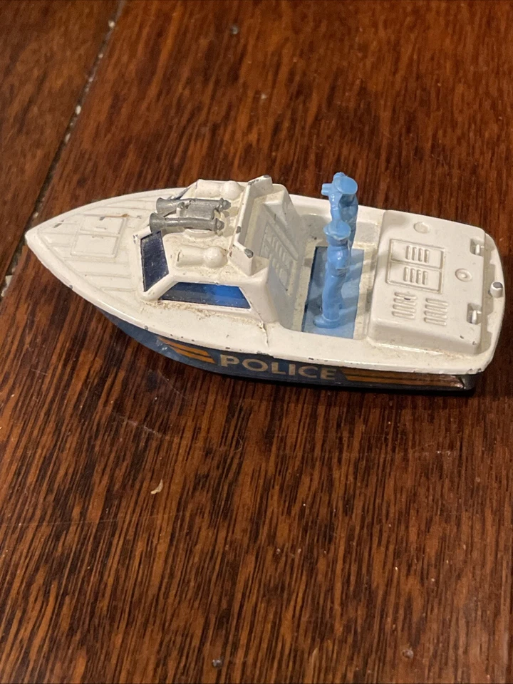 Matchbox SuperFast Police Launch Speedboat No. 52 1976 - Image 3 of 4