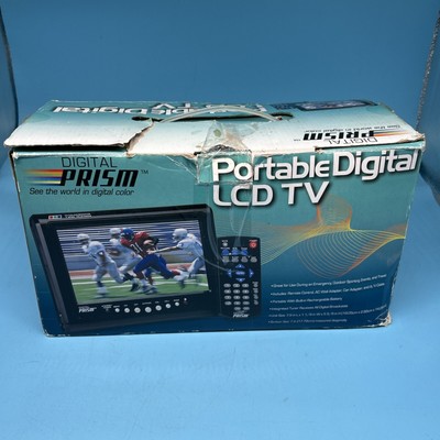 Digital Prism ATSC-710 - 7'' Screen Portable Handheld LCD TV & RadioShack Antenna