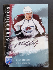 2007-08 Be A Player Paul Stastny BAP Signatures Auto #S-PS Colorado Avalanche