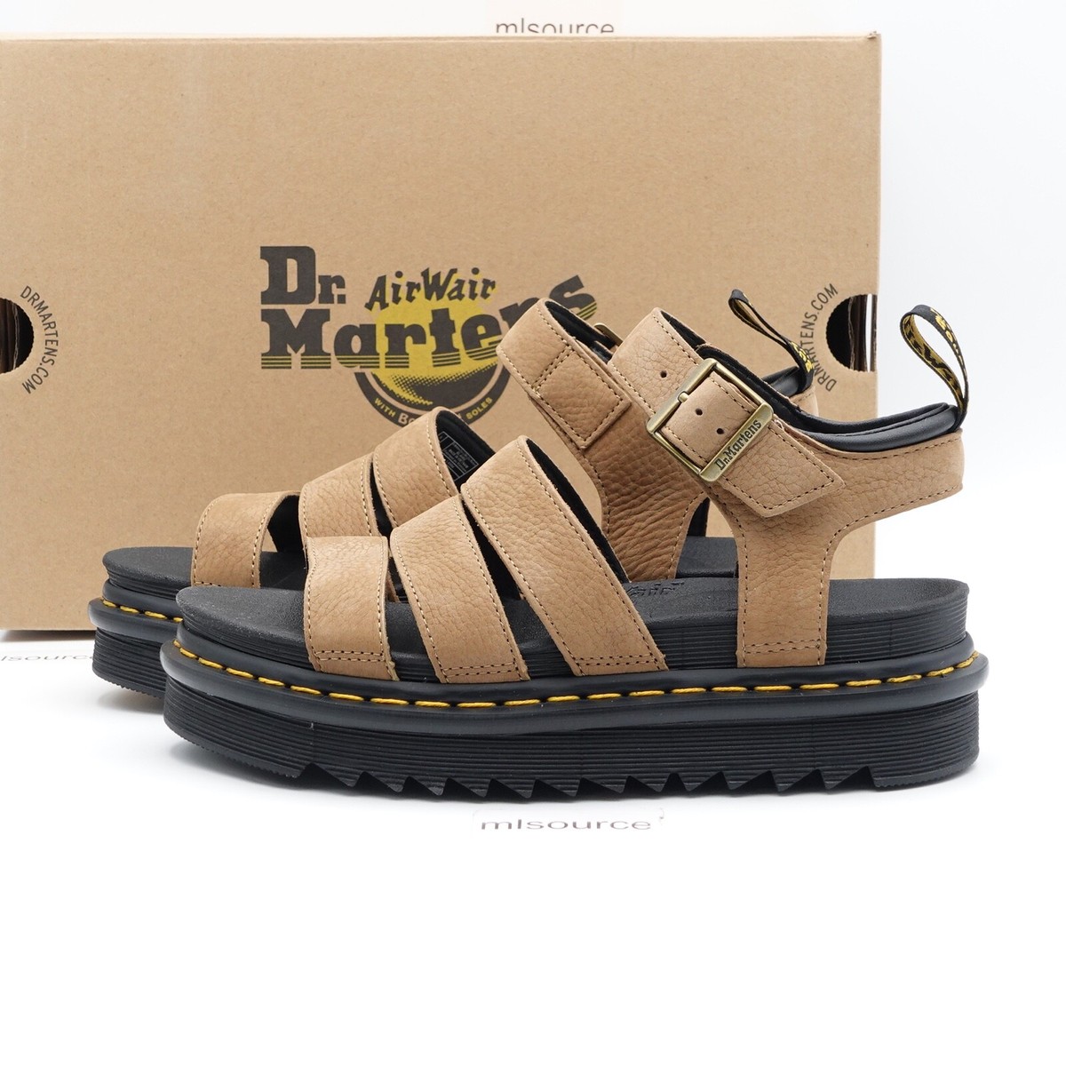 Dr Martens★BLAIRE TUMBLED NUBUCK LEATHER★SAVANNAH TAN Blair Sandal Savannah Tan – Karen Walker