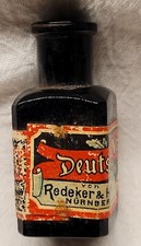 Redeker & Hennis Deutsche Normal-Reichs-Tinte Awesome Black Glass Original Label
