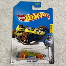 2017 Arrow Dynamic Hot Wheels Treasure Hunt Yellow / Turquoise X-Raycers #8/10