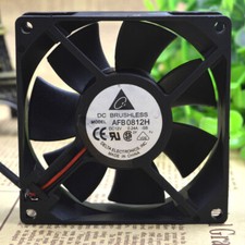 DELTA 8025 8cm 12V 0.24A AFB0812H 2-wire Chassis Cooling Fan High Air Volume