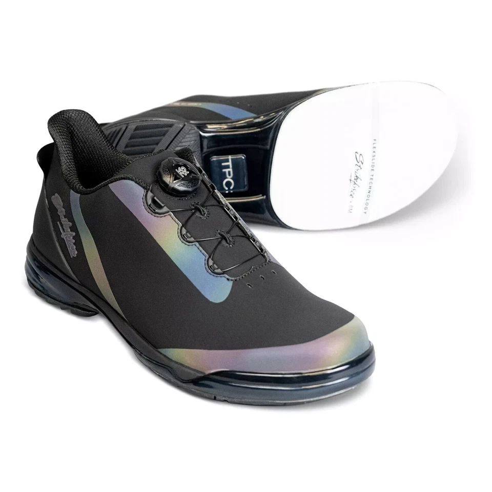 KR Strikeforce TPC Hype Black/Iridescent Right Handed Mens Bowling Shoes - Image 4 of 4