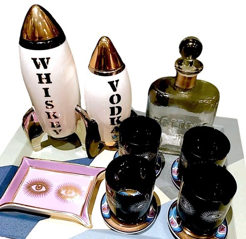 Jonathan Adler Muse x4 Tumblers & x1 Valet Tray BRAND NEW £210.00 RRP - Picture 12 of 23