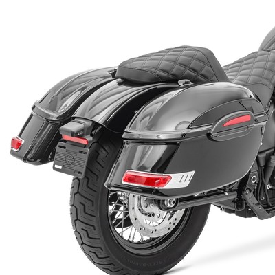 Hard saddlebags DW 33L U for Yamaha XVS 650 A Drag Star Classic
