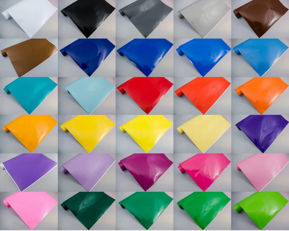 NEOXXIM 3,2€/m² Plotterfolie Dekor Möbel Folie glänzend Klebefolie Plotter glanz Deko