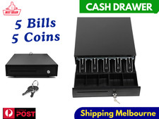 5 Bill 5 Coin Cash Register Drawer Heavy Duty POS Till
