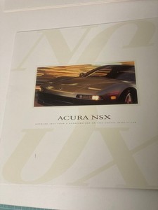 1997 Acura NSX Sales Brochure Catalog Original Exotic Sports Car Advertising