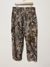 Cabela  s Camo Cargo Pants Men  s 36 Regular Woodland Hunting Outdoor Pants