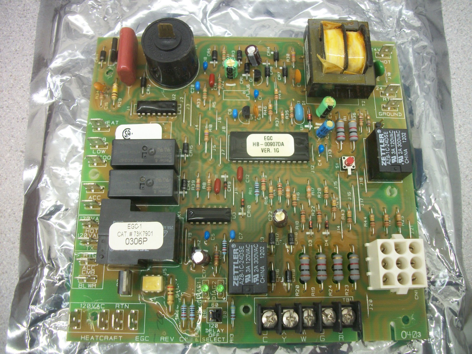 LENNOX EGC-1 73K7901 FURNACE IGNITION CONTROL PCB BOARD HB-00907DA