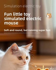 3 Pcs Interactive Cat, Hamster Toy Electric Cat Toy Mouse Interactive Electric