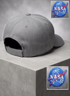 NASA Logo Trucker Hat   100% Polyester   Baseball Cap   Embroidered   Technical 